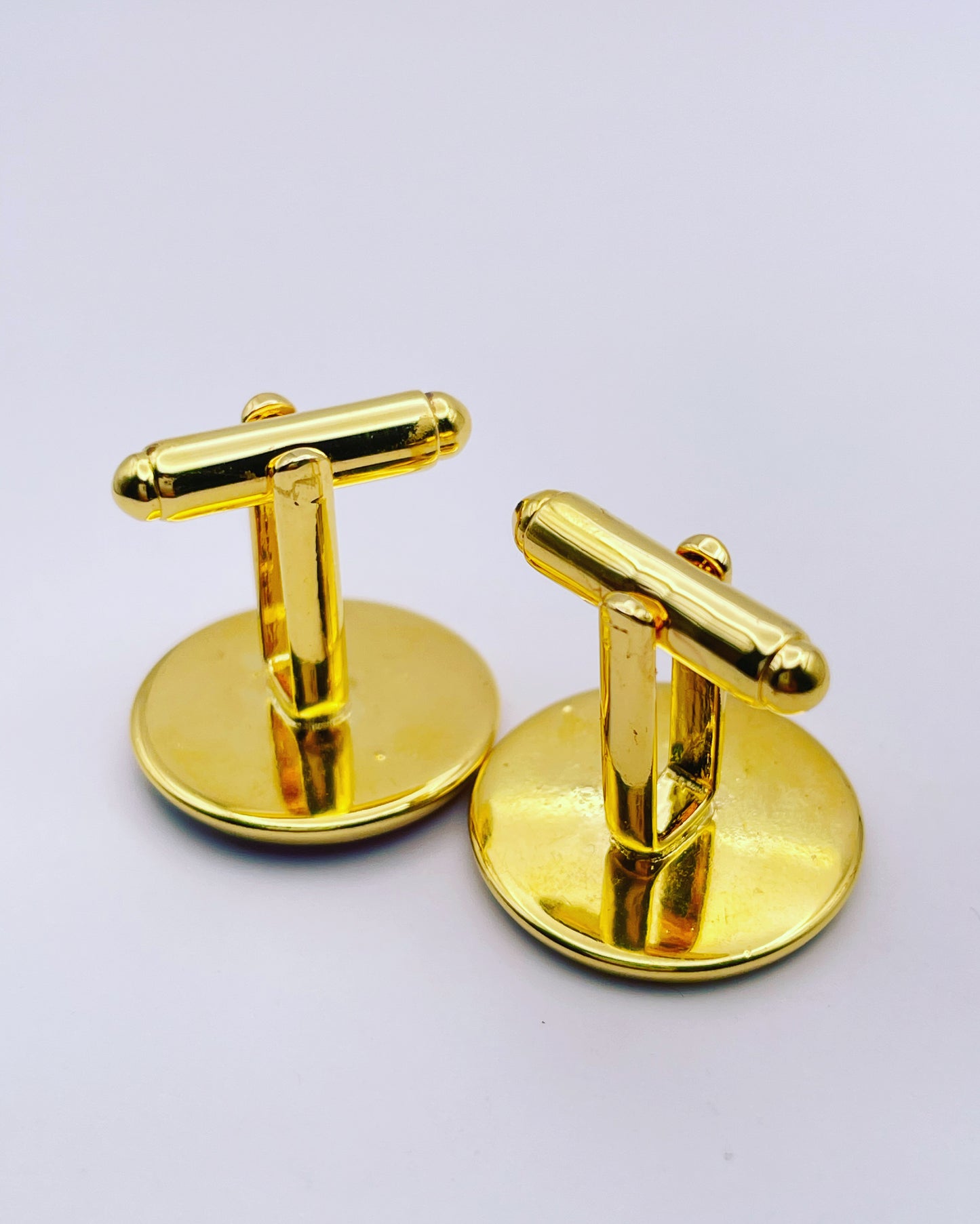 Bespoke customised cufflinks in different sizes