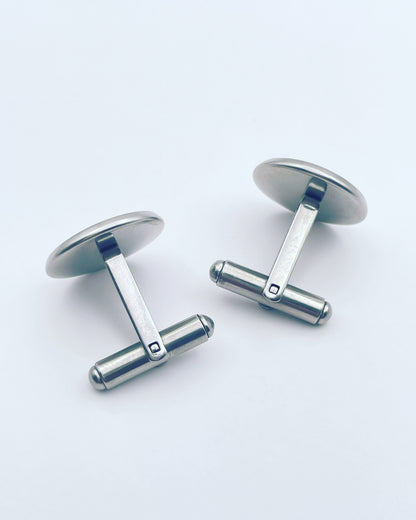 Bespoke customised cufflinks in different sizes