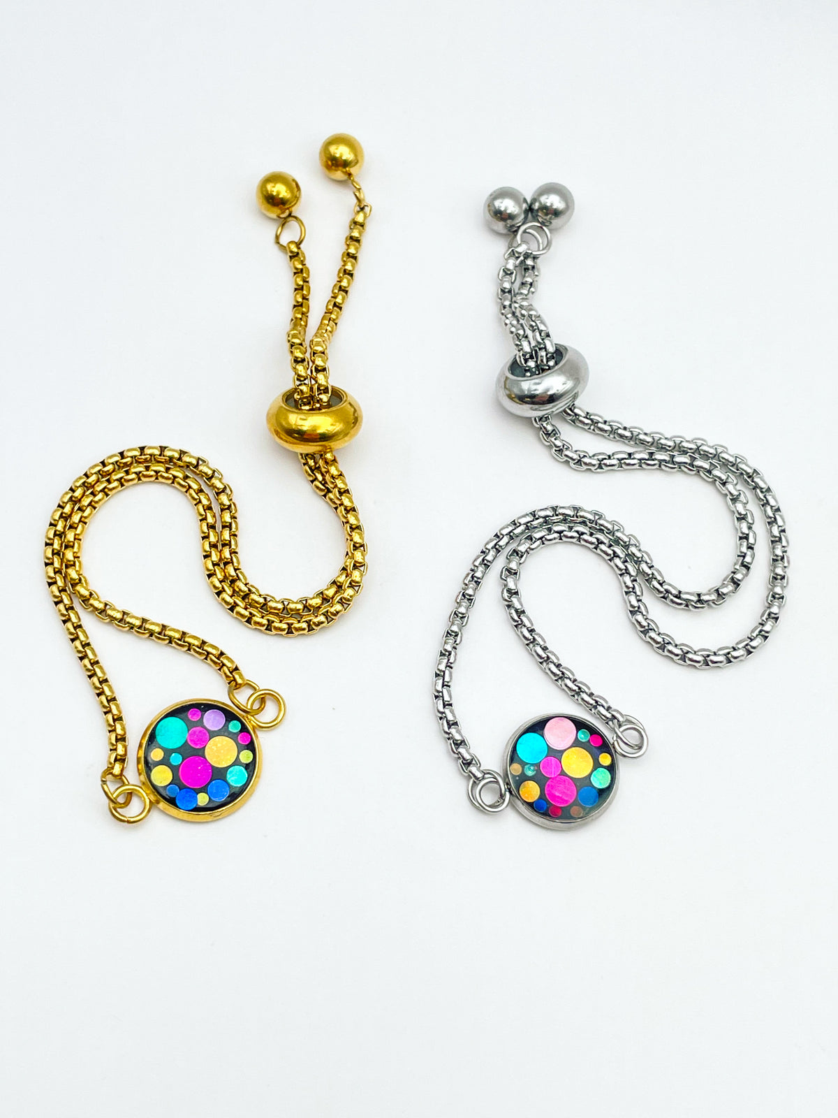 Collier pendentif Disco avec chaîne en taille micro, mini ou petite