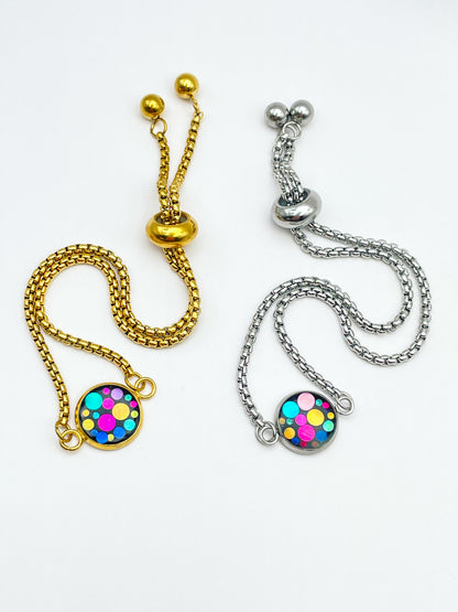 Collier pendentif Disco avec chaîne en taille micro, mini ou petite