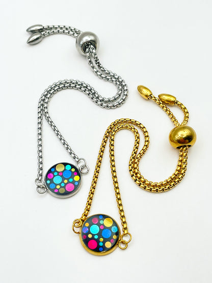 Collier pendentif Disco avec chaîne en taille micro, mini ou petite