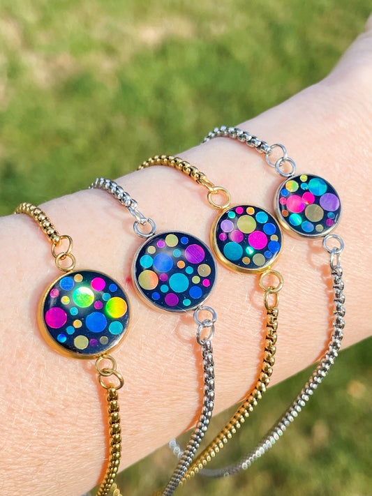 Collier pendentif Disco avec chaîne en taille micro, mini ou petite